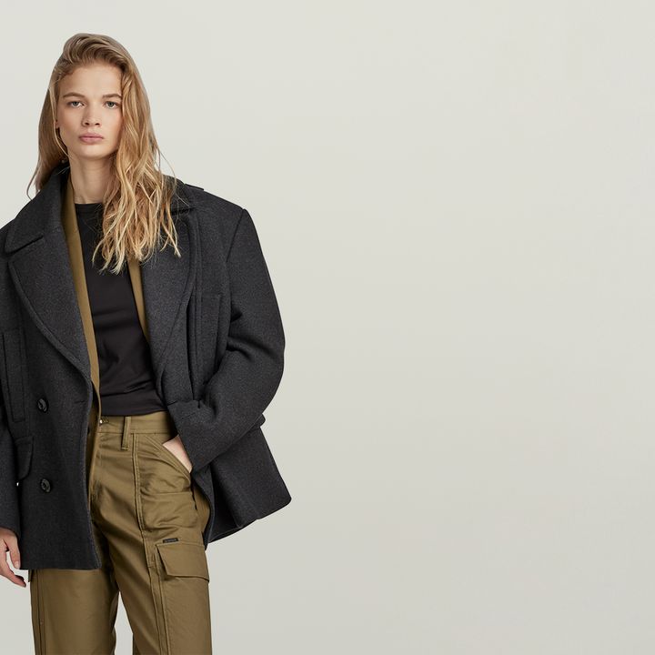 Thick wool blazer outlet