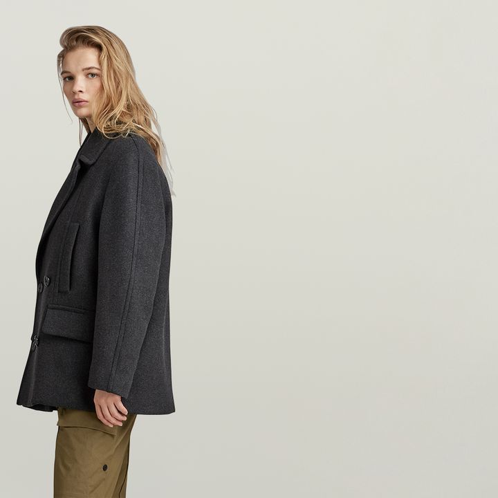 Heavy wool blazer sale