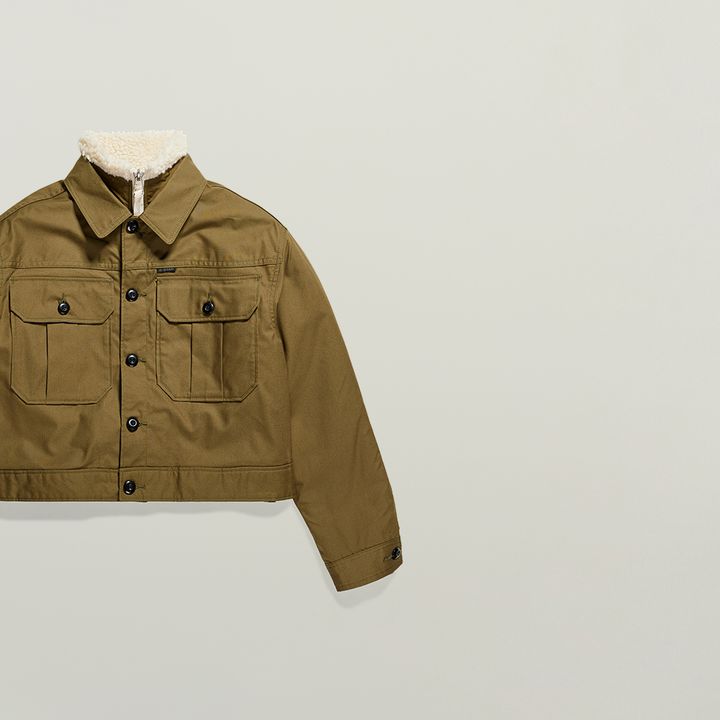 Cropped Hunter Jacket Green G STAR CA
