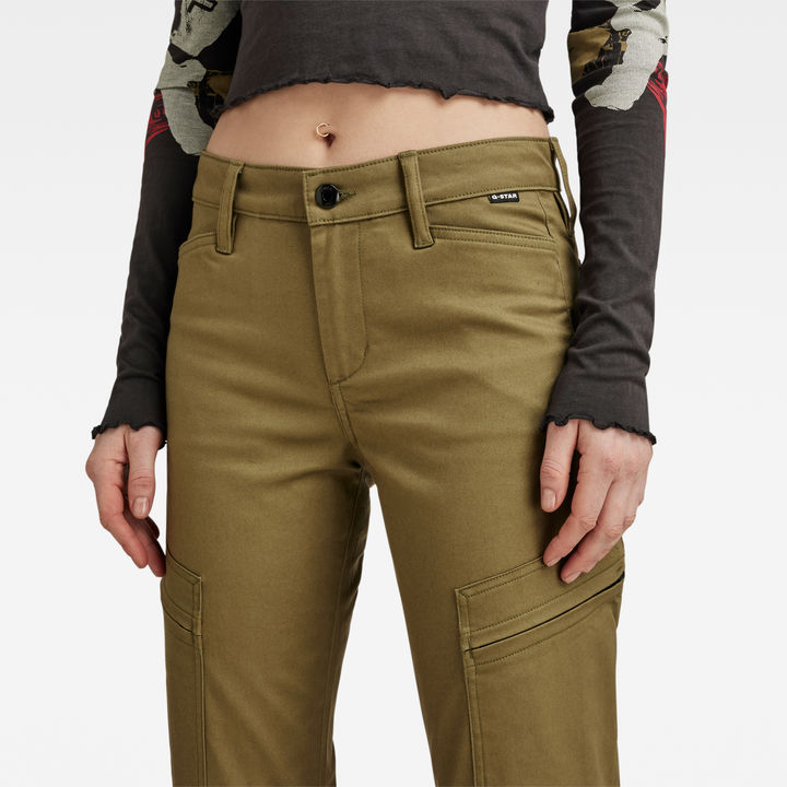 G star groene broek dames top