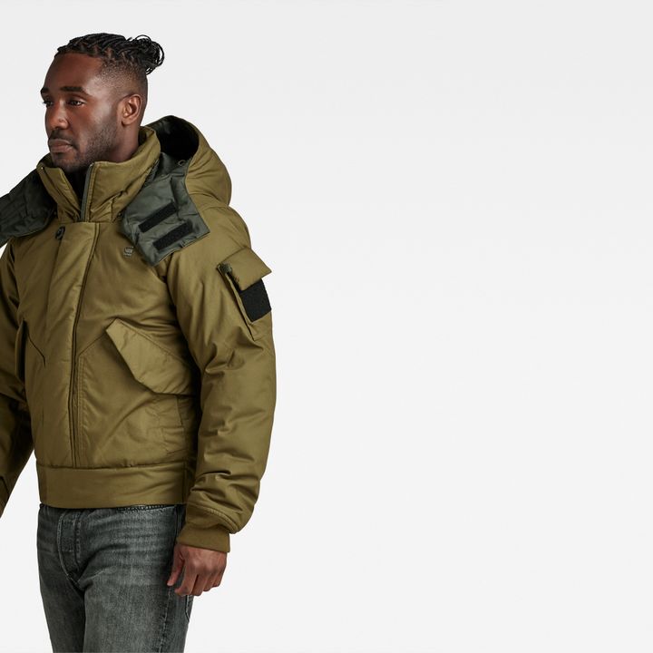 Puffer bomber jacket mens sale