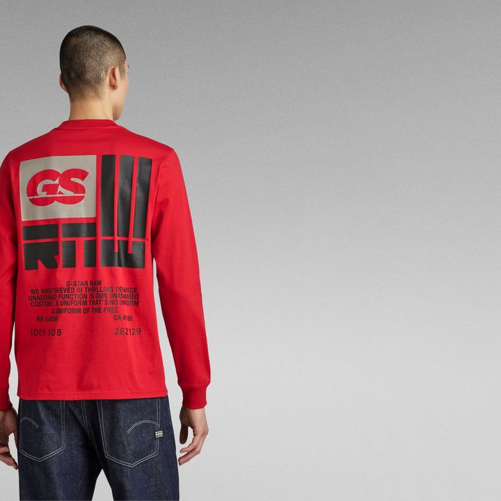 G star raw red shirt discount