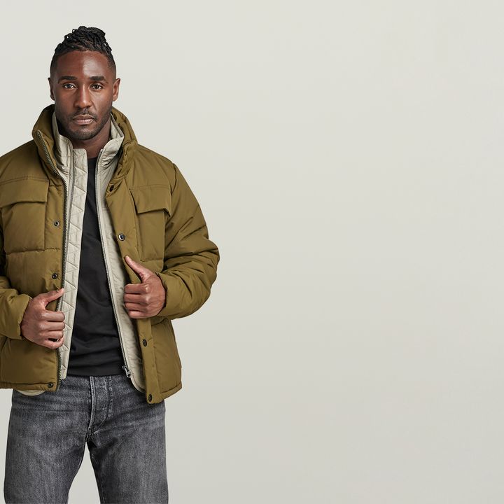 G star padded jacket top