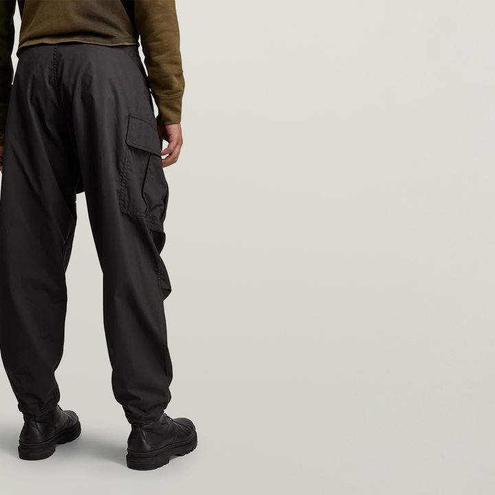 Balloon Cargo Pants Relaxed Tapered