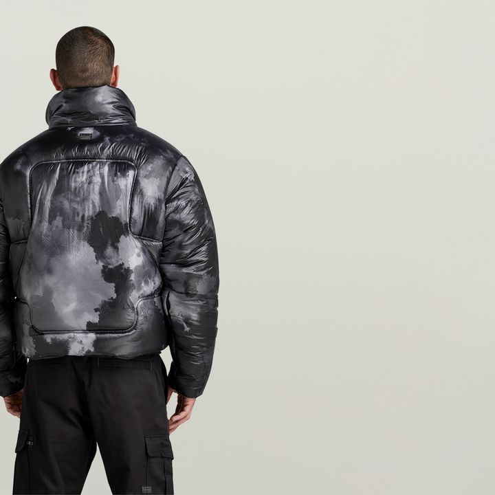 Shiny mens jacket top