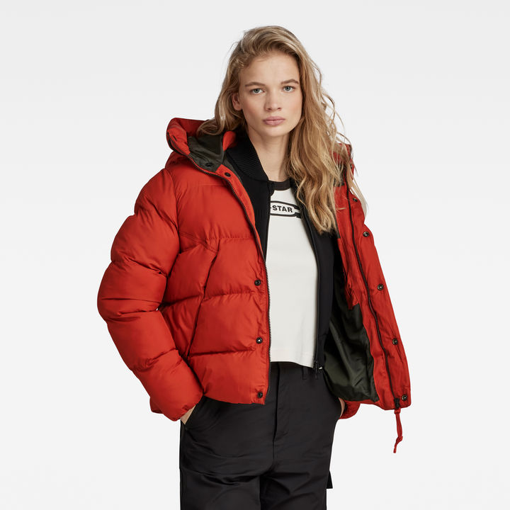 G star orange jacket shop
