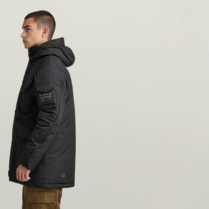 Vodan Padded Hooded Parka Black G STAR RO