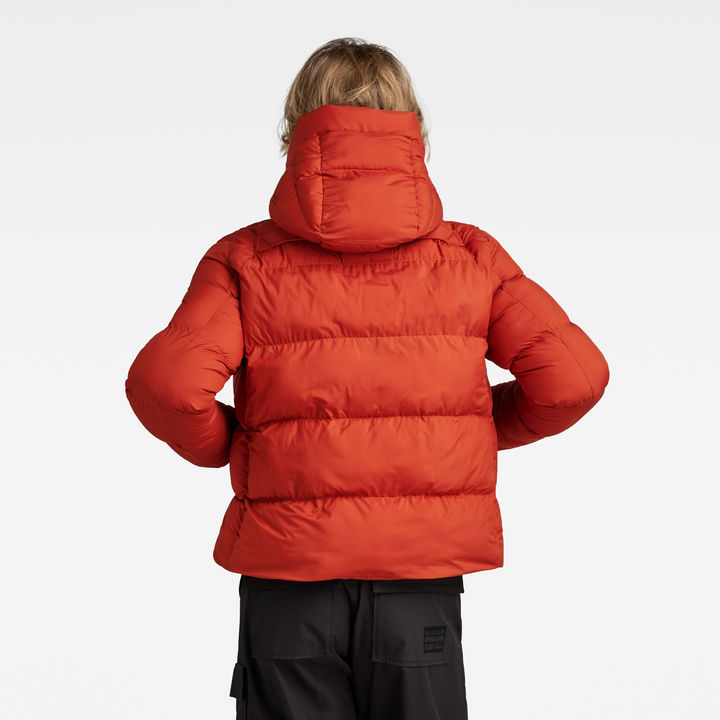 Short orange jacket hot sale