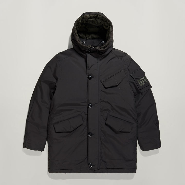 Vodan Padded Hooded Parka Black G STAR PT