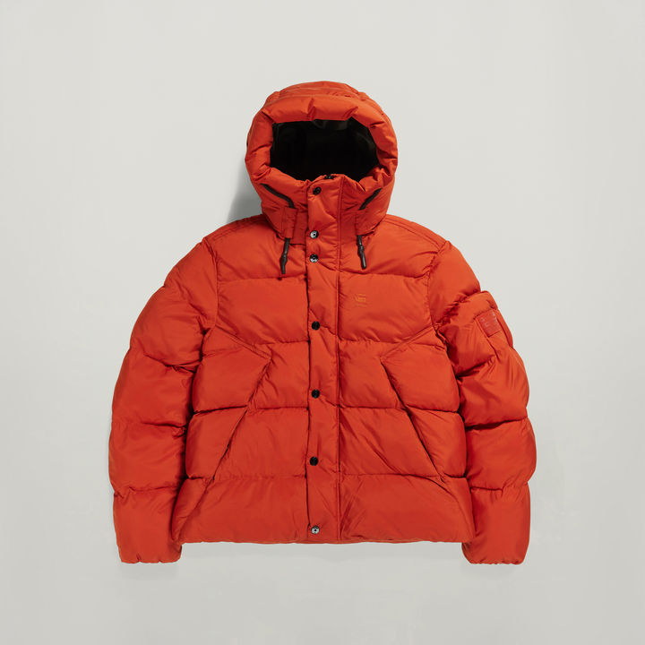 Whistler Short Puffer Jacket Orange G STAR ZA