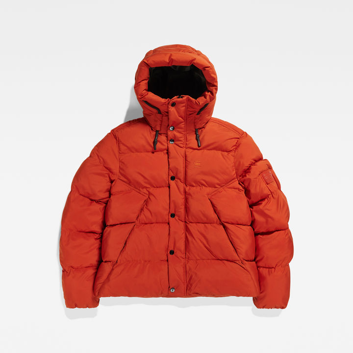 G STAR Women Whistler Short Puffer Jacket Orange Size S