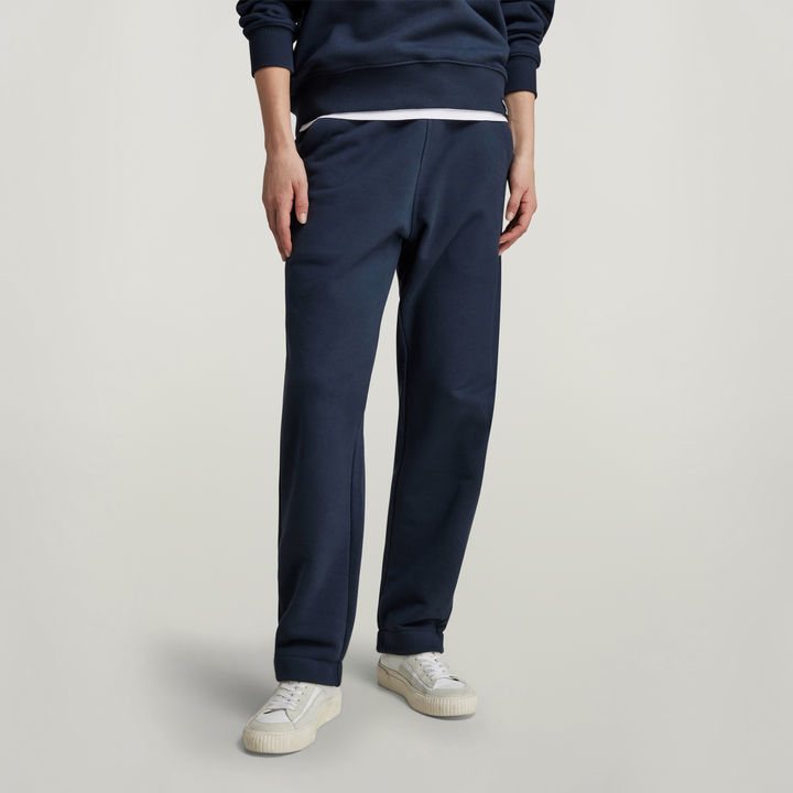 Essential Unisex Loose Tapered Sweatpants Dark blue G STAR US