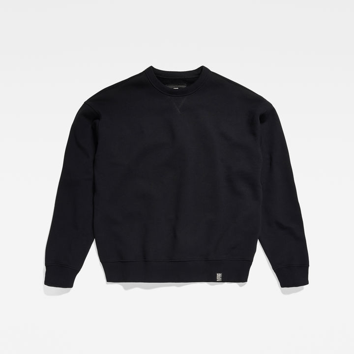 Essential Unisex Loose Sweater Black G STAR IE