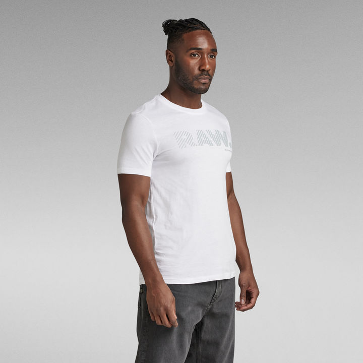 3D RAW. Logo Slim T Shirt