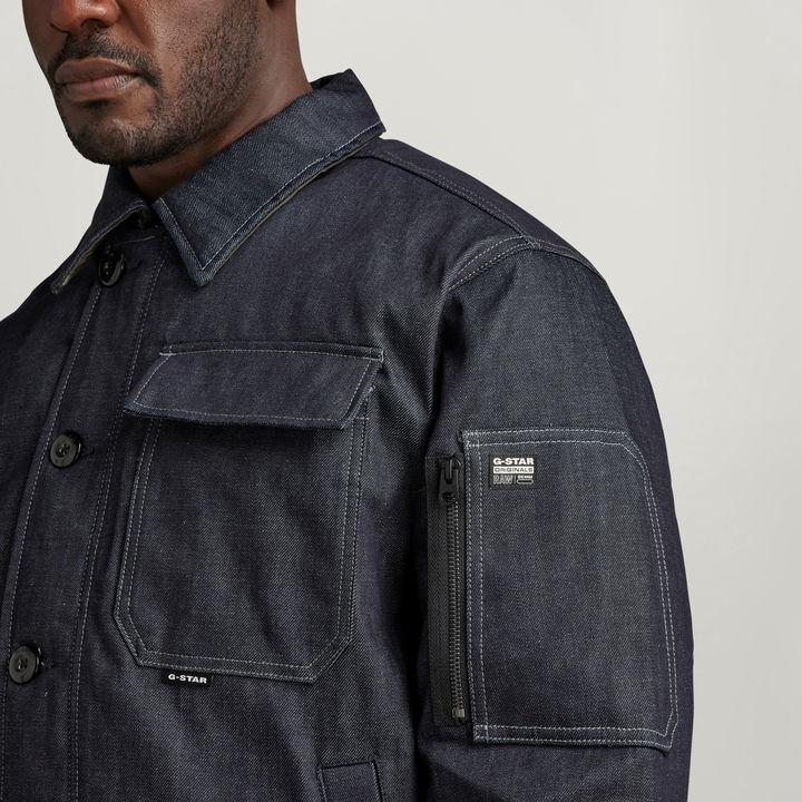 Deck Padded Denim Jacket Dark blue G STAR CA