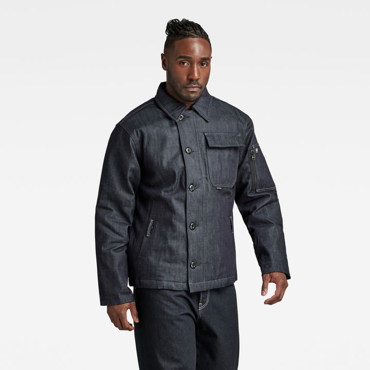 Deck Padded Denim Jacket Dark blue G STAR CA