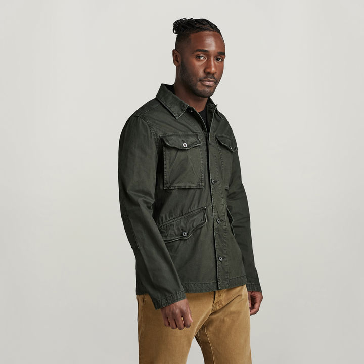 Vodan Field Jacket Overshirt Grey G STAR TW