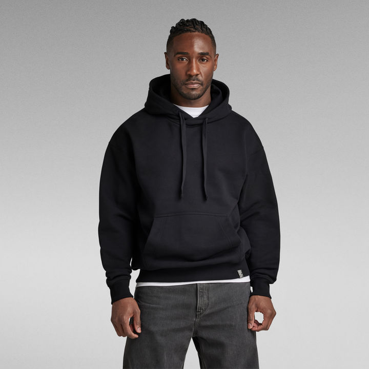 Black g star hoodie top
