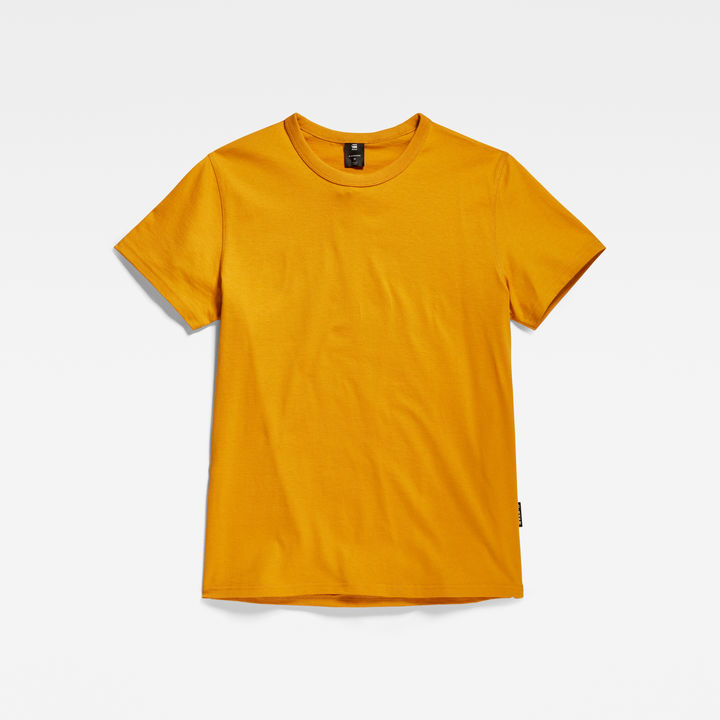 G STAR Premium Base T Shirt Yellow Men Size L
