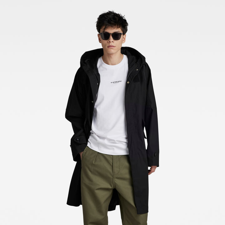 G star Fishtail Parka Black S Woman D22996 D389 6484 S