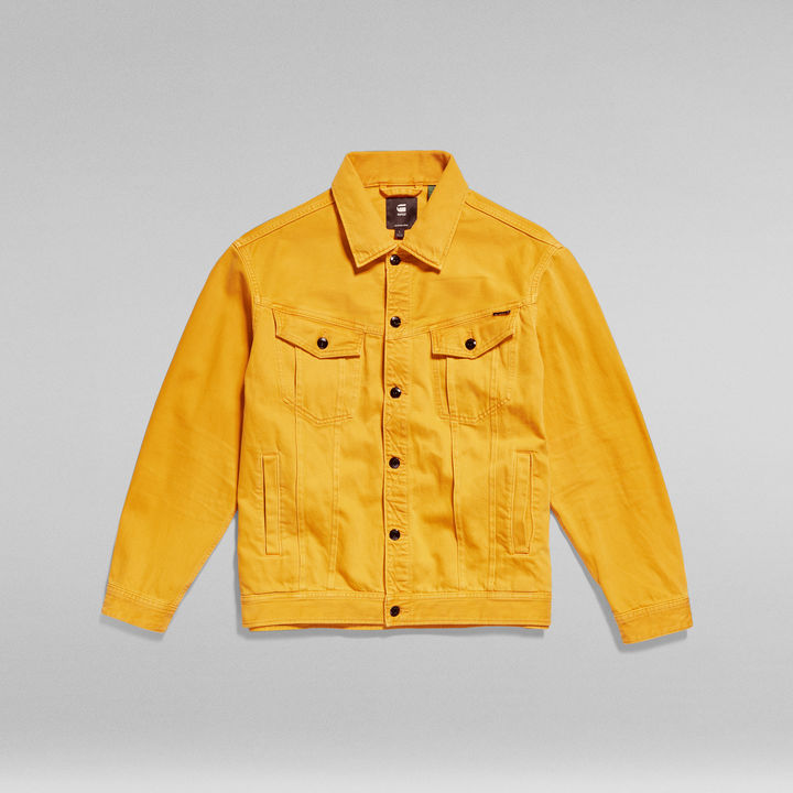 Unisex Oversized Western Jacket Evergreen Yellow G STAR TW