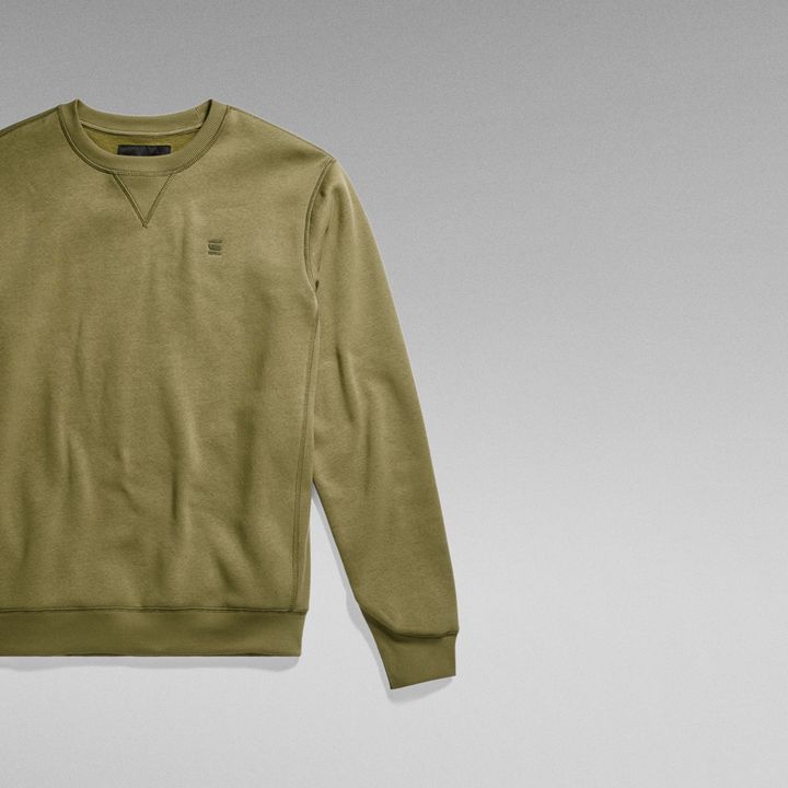 Premium Core Sweater Green G STAR ZA