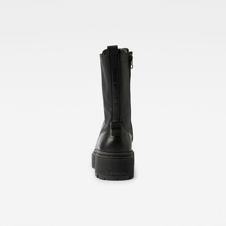 Kafey Performance High Leather Denim Boots | ブラック | G-STAR® JP