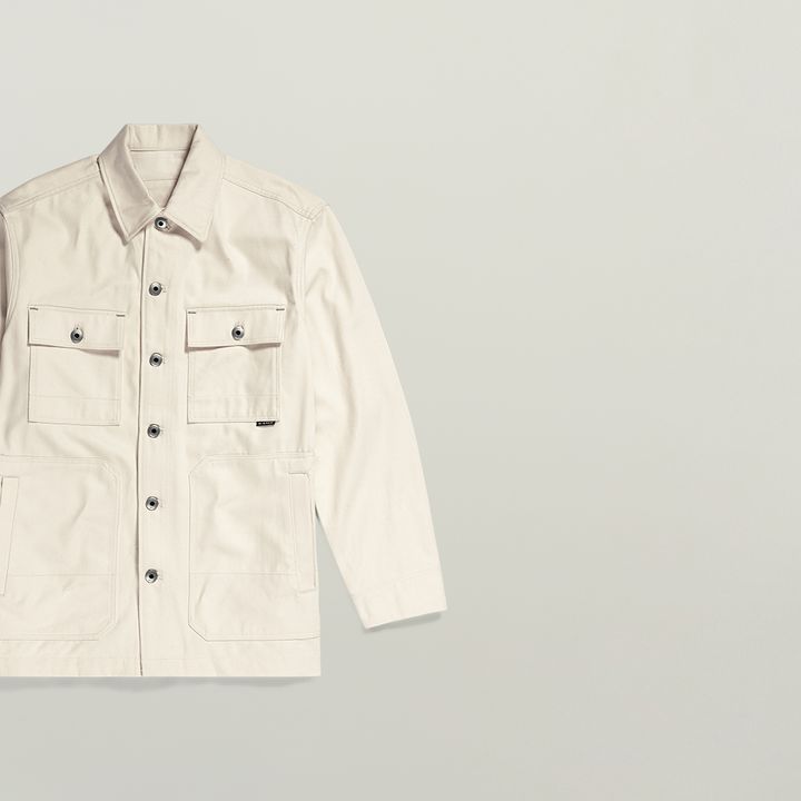 G star white jacket deals
