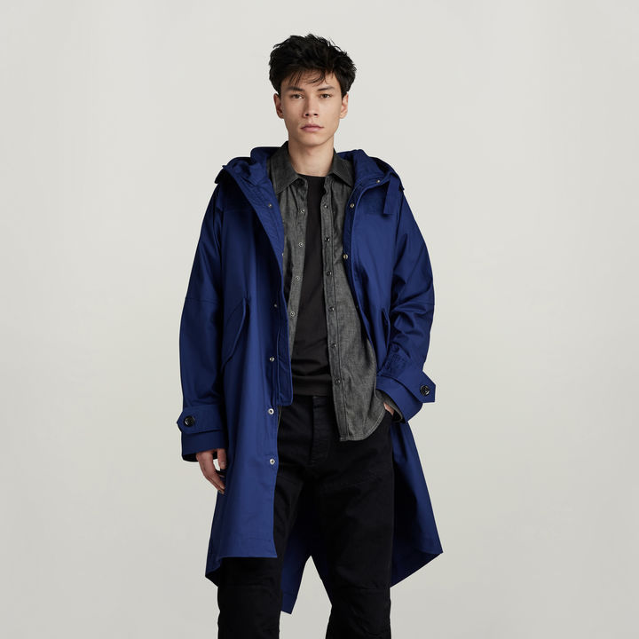 Unisex Fishtail Parka Medium blue G STAR US