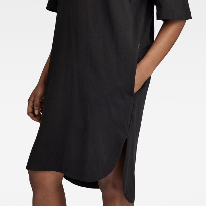 Boxy U Tee Dress | Black | G-STAR® US