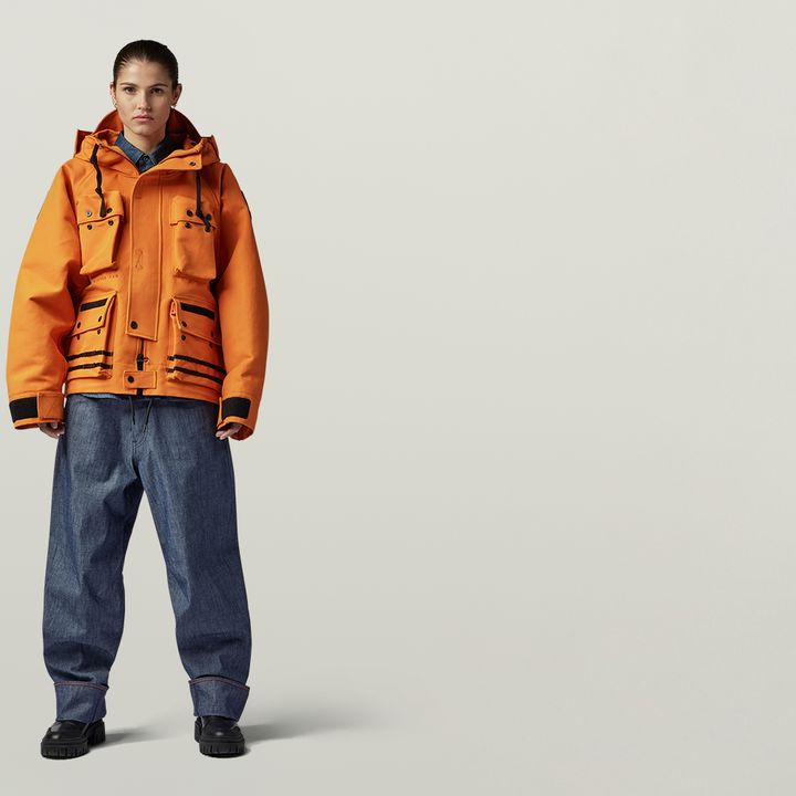 Orange field jacket outlet