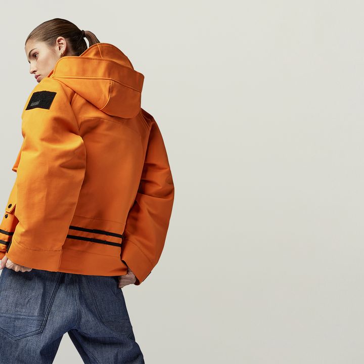 Orange field jacket outlet
