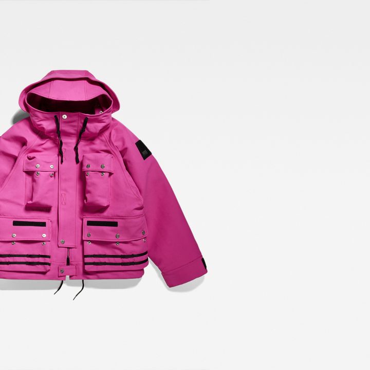 Unisex Premium E Photographer Field Jacket Pink G STAR KR