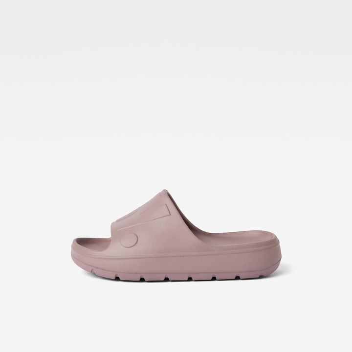 D Staq Tonal Slides Pink G STAR ZA