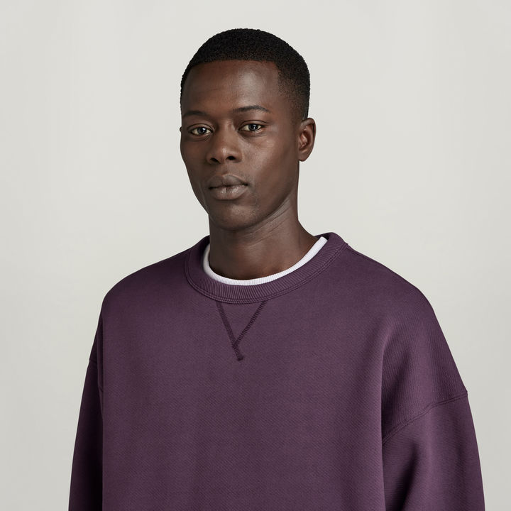Purple sweater discount