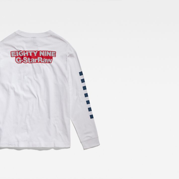 Moto Boxy Graphic T-Shirt | White | G-STAR® US