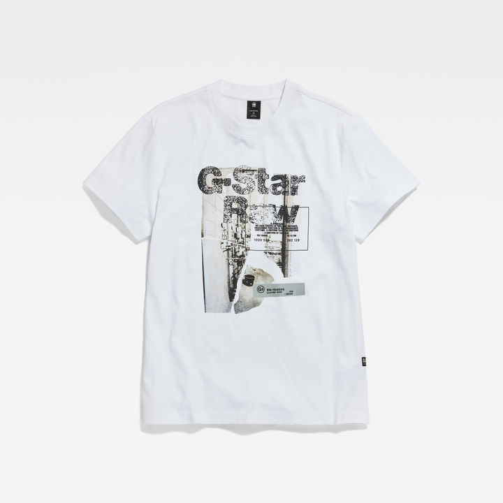 G star white t shirt outlet