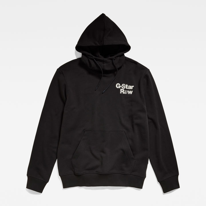 G star raw hoodie black shop