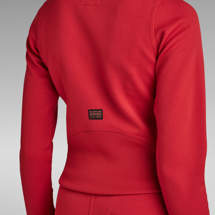 Track Jacket Slim Sweater Red G STAR IE