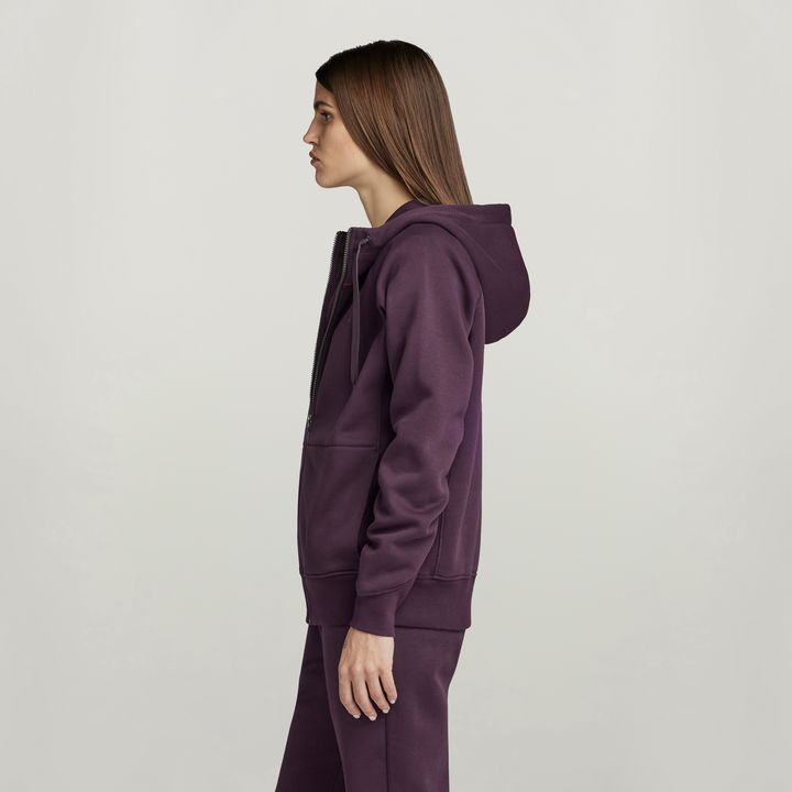 Premium Core 2.1 Hooded Zip Thru Sweater Purple G STAR IL