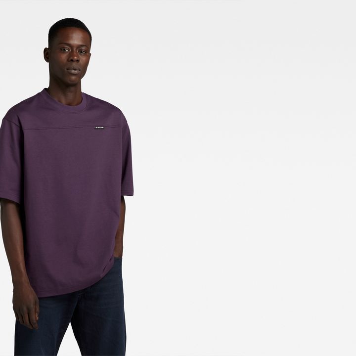 Purple g star t shirt sale