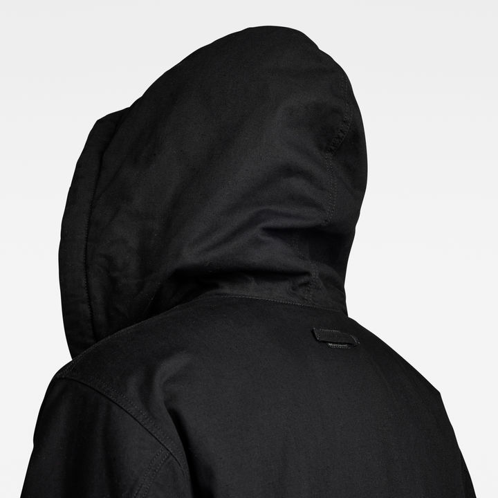 Hooded Sherpa Jacket | Black | G-STAR® US