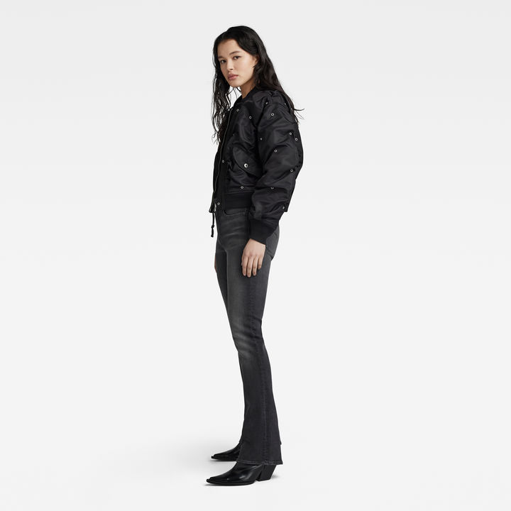 Cropped Party Bomber Black G STAR CA