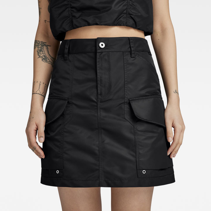 Cargo Mini Skirt | ブラック | G-STAR® JP