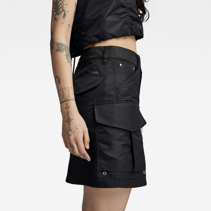 Cargo Mini Skirt Black G STAR PH