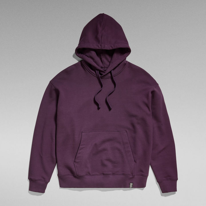 Essential Unisex Loose Hoodie Purple G STAR GB