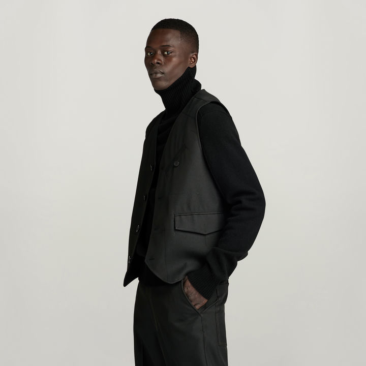 Gilet Midnight Noir G STAR CA