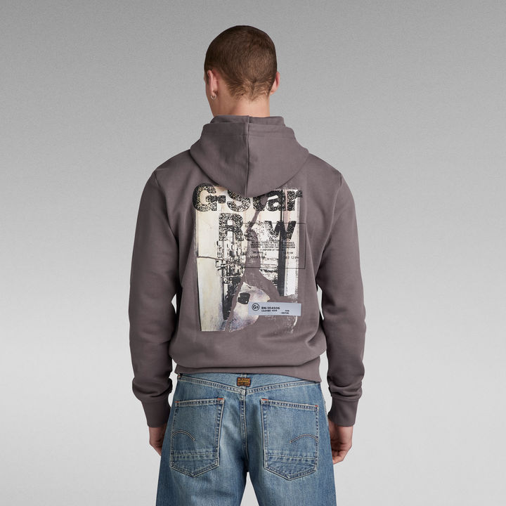 G star grey hoodie cheap