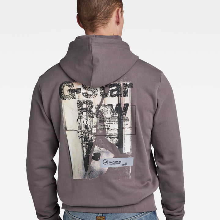 G star grey hoodie shop