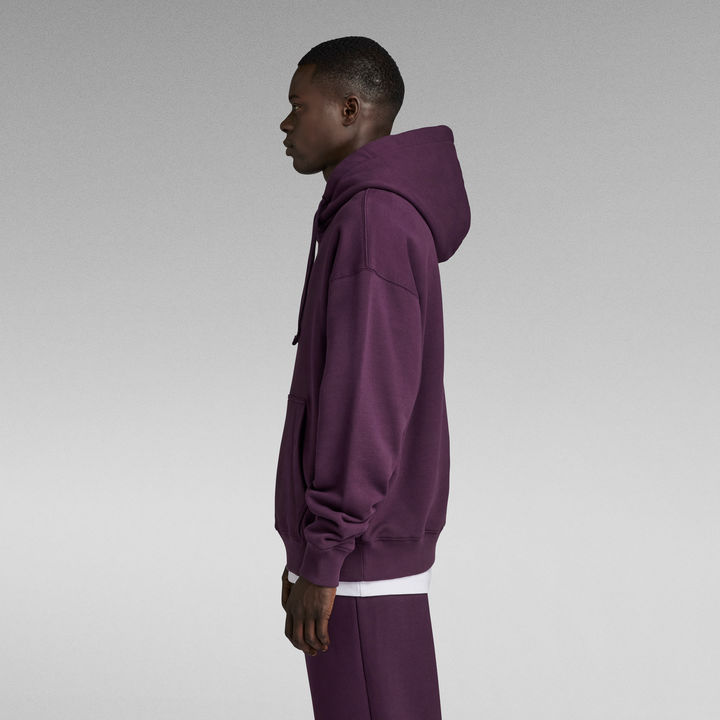 Essential Unisex Loose Hoodie Purple G STAR HR